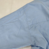 Traditional Weatherwear ビッグタックアップシャツ ノーカラー ピンタック サイズXS コットン 長袖シャツ ライトブルー レディース トラディショナルウェザーウェア【中古】6-0227M△