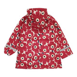 marimekko 新品 KESASADE 3 レインコート キッズサイズ 128-8Y 定価12100円 コート レッド レディース マリメッコ【中古】6-0227M△