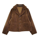 45R/45rpm セルビッチコーデュロイのチロルジャケット 定価79200円 テーラードジャケット 23AW ブラウン レディース フォーティーファイブアールピーエム【中古】5-1219T♪