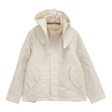 BEAUTY&YOUTH UNITED ARROWS グログランフードライナーマウンテンパーカー サイズS オフホワイト レディース ビューティアンドユース【中古】5-1226T♪