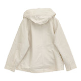 BEAUTY&YOUTH UNITED ARROWS グログランフードライナーマウンテンパーカー サイズS オフホワイト レディース ビューティアンドユース【中古】5-1226T♪