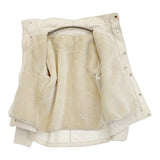 BEAUTY&YOUTH UNITED ARROWS グログランフードライナーマウンテンパーカー サイズS オフホワイト レディース ビューティアンドユース【中古】5-1226T♪