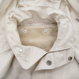 BEAUTY&YOUTH UNITED ARROWS グログランフードライナーマウンテンパーカー サイズS オフホワイト レディース ビューティアンドユース【中古】5-1226T♪