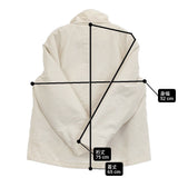 BEAUTY&YOUTH UNITED ARROWS グログランフードライナーマウンテンパーカー サイズS オフホワイト レディース ビューティアンドユース【中古】5-1226T♪