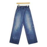 HARI EASY PAINTER PANTS サイズ3 定価33000円 2022 イージーペインター デニムパンツ ブルー レディース ハリ【中古】5-1219G♪