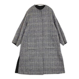 Simplicite/B.C STOCK S120ブレンドリバーシブルコート 定価26400円 24AW ブラック グレー レディース シンプリシテェ/ベーセーストック【中古】5-1219T♪