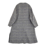 Simplicite/B.C STOCK S120ブレンドリバーシブルコート 定価26400円 24AW ブラック グレー レディース シンプリシテェ/ベーセーストック【中古】5-1219T♪