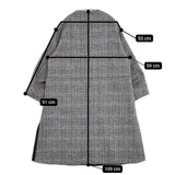 Simplicite/B.C STOCK S120ブレンドリバーシブルコート 定価26400円 24AW ブラック グレー レディース シンプリシテェ/ベーセーストック【中古】5-1219T♪