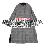 Simplicite/B.C STOCK S120ブレンドリバーシブルコート 定価26400円 24AW ブラック グレー レディース シンプリシテェ/ベーセーストック【中古】5-1219T♪