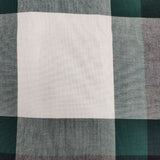 YORKLAND コットン チェック ロングスカート ホワイト グリーン レディース ヨークランド【中古】6-0125M∞