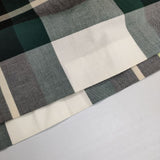 YORKLAND コットン チェック ロングスカート ホワイト グリーン レディース ヨークランド【中古】6-0125M∞