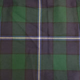 YORKLAND ウール チェック 11AR ロングスカート ネイビー グリーン レディース ヨークランド【中古】6-0125T∞