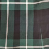 YORKLAND コットン チェック ロングスカート グリーン ネイビー ブラック レディース ヨークランド【中古】6-0125M∞