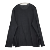 evam eva コットン プルオーバーニット E213K020 クルーネック セーター ニット ブラック レディース エヴァムエヴァ【中古】6-0207M♪