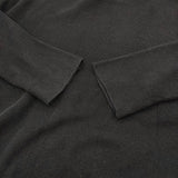 evam eva コットン プルオーバーニット E213K020 クルーネック セーター ニット ブラック レディース エヴァムエヴァ【中古】6-0207M♪