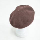 override Basic Basque Beret スタンダードベレー帽 定価6160円 ベレー帽 ワインカラー レディース オーバーライド【中古】5-1222T◎