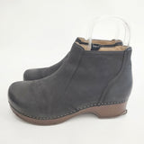dansko Barbara バーバラ ショートブーツ 9425107800 サイズ38 レザー ブーツ ブラック レディース ダンスコ【中古】6-0305G◎