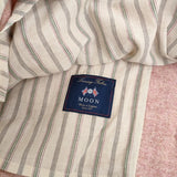 45R/45rpm 未使用 イングランドフラノのパフブラウス アブラハムムーン＆サンズ社 定価71500円 ピンク レディース フォーティーファイブアールピーエム【中古】5-1219T♪