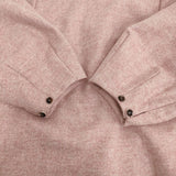 45R/45rpm 未使用 イングランドフラノのパフブラウス アブラハムムーン＆サンズ社 定価71500円 ピンク レディース フォーティーファイブアールピーエム【中古】5-1219T♪