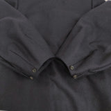 45R/45rpm 未使用品 イングランドフラノのパフブラウス アブラハムムーン＆サンズ社 定価71500円 25AW 紺 レディース フォーティーファイブアールピーエム【中古】5-1219T♪