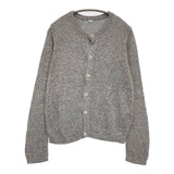 45R/45rpm 杢杢超ガーゼのカーディガン 定価28600円 コットンニット グレー レディース フォーティーファイブアールピーエム【中古】6-0207M♪