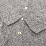 45R/45rpm 杢杢超ガーゼのカーディガン 定価28600円 コットンニット グレー レディース フォーティーファイブアールピーエム【中古】6-0207M♪