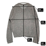 45R/45rpm 杢杢超ガーゼのカーディガン 定価28600円 コットンニット グレー レディース フォーティーファイブアールピーエム【中古】6-0207M♪