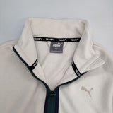 PUMA FIT POLAR FLEECE 1/2 ジップ ハーフジップフリース ジャケット オフホワイト ネイビー レディース プーマ【中古】6-0125T∞