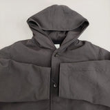 miffew フーデッドロングダウンコート サイズ3 定価97900円 FEW23WJK5113 ダウンコート グレー レディース ミフュー【中古】5-1219A♪