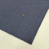 45R/45rpm Vネック コットン 日本製 サイズ3 長袖Ｔシャツ カットソー ロンＴ ブルー レディース フォーティーファイブアールピーエム【中古】6-0227M△