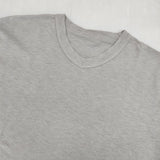 45R/45rpm Vネック コットン 日本製 サイズ3 長袖Ｔシャツ カットソー ロンＴ ライトグレー レディース フォーティーファイブアールピーエム【中古】6-0227M△