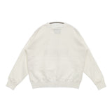 OLDMAN'S TAILOR BRIKIN ブリキン フロッキープリント コットン トレーナー サイズM スウェット ホワイト ブラック レディース オールドマンズテーラー【中古】6-0227M△