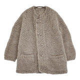 nest Robe ペルーハンドニットカーディガン 01204-1026 カーディガン ベージュ レディース ネストローブ【中古】5-1226T♪