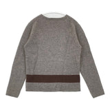 MHL. 595-6163501 サイズ2 クルーネック ウール セーター ニット グレー レディース エムエイチエル【中古】5-1228T♪