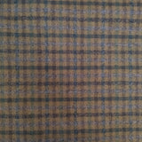 nest Robe ウールボックスタックパンツ 定価27000円 01204-1612 チェック イージー パンツ カーキ ブラウン レディース ネストローブ【中古】5-1228T♪