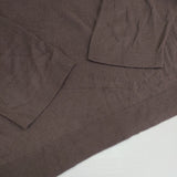 nest Robe 01203-1019 コットンカシミヤ ボートネック ワイドシルエット ニット ブラウン レディース ネストローブ【中古】5-1228T♪