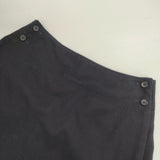 MARGARET HOWELL ウールフレア バックプリーツスカート サイズ2 スカート ダークネイビー 濃紺 レディース マーガレットハウエル【中古】5-1228T♪