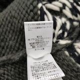 WARREN SCOTT KHWOPA ウール カウチンニットベスト ジップアップ ネパール製 カーキ系 ホワイト レディース ウォーレンスコット【中古】5-1226T♪