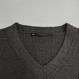 muller of yoshio kubo Connect sweater コネクトニット ニットベスト アームカバー 定価49500円 セーター ニット チャコールグレー レディース ミュラーオブ ヨシオクボ【中古】6-0125T∞