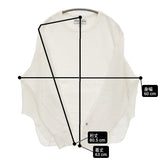 AMERICANA サーマル ワッフル プルオーバー 長袖Ｔシャツ カットソー ロンＴ ホワイト レディース アメリカーナ【中古】6-0207M♪