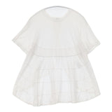 Scye ティアード プルオーバー 1215-21079 半袖Ｔシャツ カットソー ホワイト レディース サイ【中古】6-0614S∞