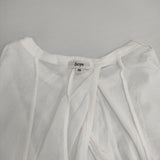 Scye ティアード プルオーバー 1215-21079 半袖Ｔシャツ カットソー ホワイト レディース サイ【中古】6-0614S∞