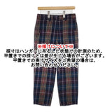 ALYSI イタリア製 RN67442 サイズ40 チェック パンツ マルチカラー レディース アリジ【中古】5-1228T♪