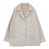 ALYSI イタリア製 バージンウール サイズ42 コート ライトベージュ レディース アリジ【中古】5-1228T♪