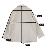 ALYSI イタリア製 バージンウール サイズ42 コート ライトベージュ レディース アリジ【中古】5-1228T♪