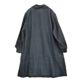 45R/45rpm リネンのコート（インディゴ） サイズ2 定価91300円 コート ネイビー レディース フォーティーファイブアールピーエム【中古】5-1226M♪