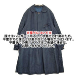 45R/45rpm リネンのコート（インディゴ） サイズ2 定価91300円 コート ネイビー レディース フォーティーファイブアールピーエム【中古】5-1226M♪