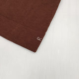 45R/45rpm 四角Tシャツ 定価9900円 コットン サイズ1 七分袖 Ｔシャツ カットソー ブラウン レディース フォーティーファイブアールピーエム【中古】6-0227M△