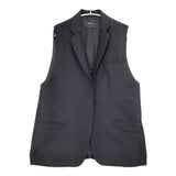 HARDY NOIR 24010208102130 TW二重織オーバーサイズベスト 定価31900円 ウール混 ベスト 24AW ブラック レディース アルディーノアール【中古】6-0123T△