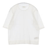 IENA FILMY COTTON プルオーバー 定価12100円 シアー 半袖Ｔシャツ カットソー 24SS ホワイト レディース イエナ【中古】6-0614S∞